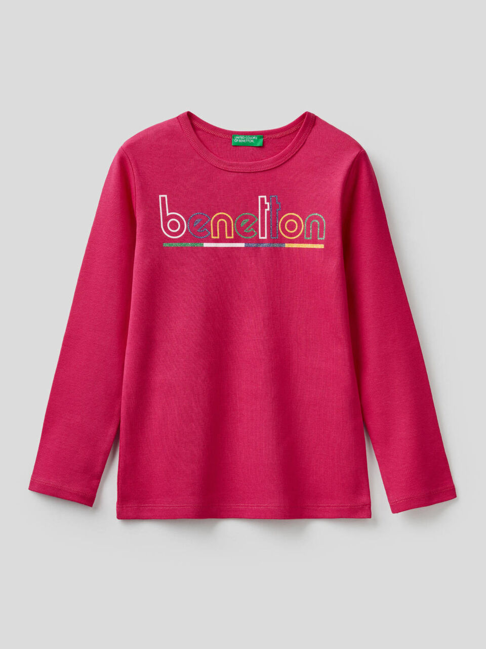 T-shirt manica lunga con stampa image number 1