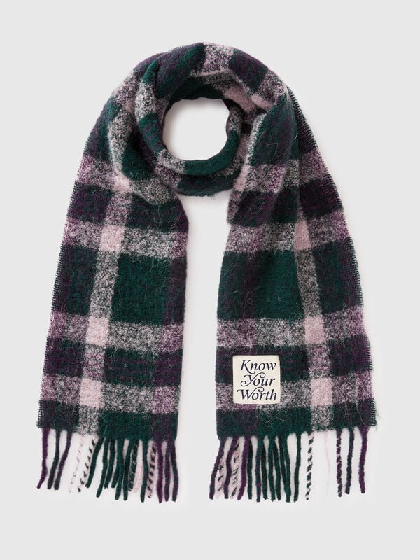 Sciarpa scozzese in misto lana e alpaca Donna
