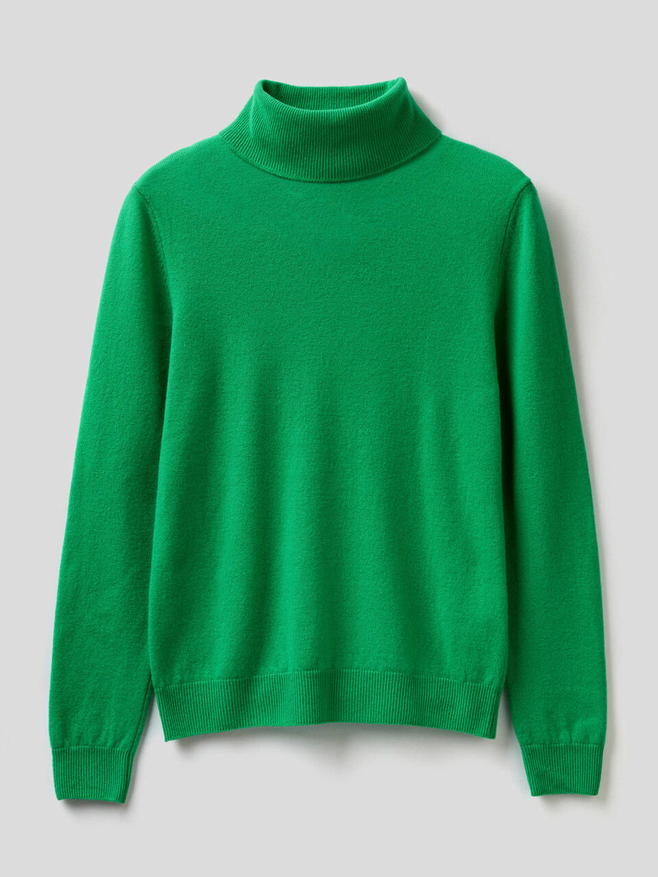 Maglione dolcevita in pura lana vergine image number 1
