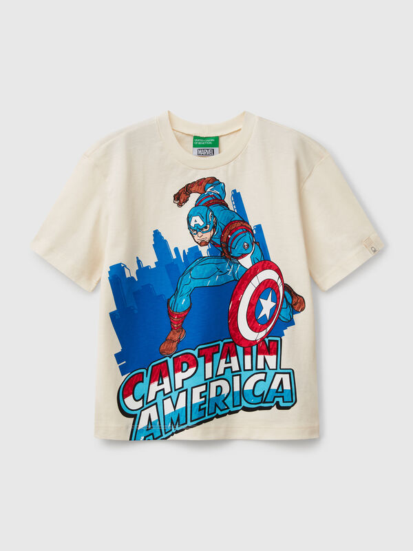 Maglietta ©Marvel Capitan America in cotone Bambino