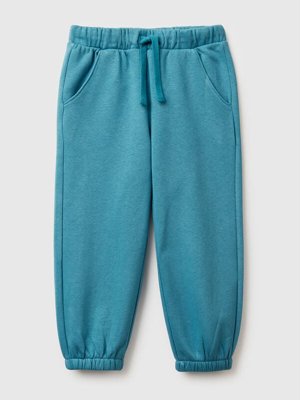 Joggers in felpa con coulisse Bambina