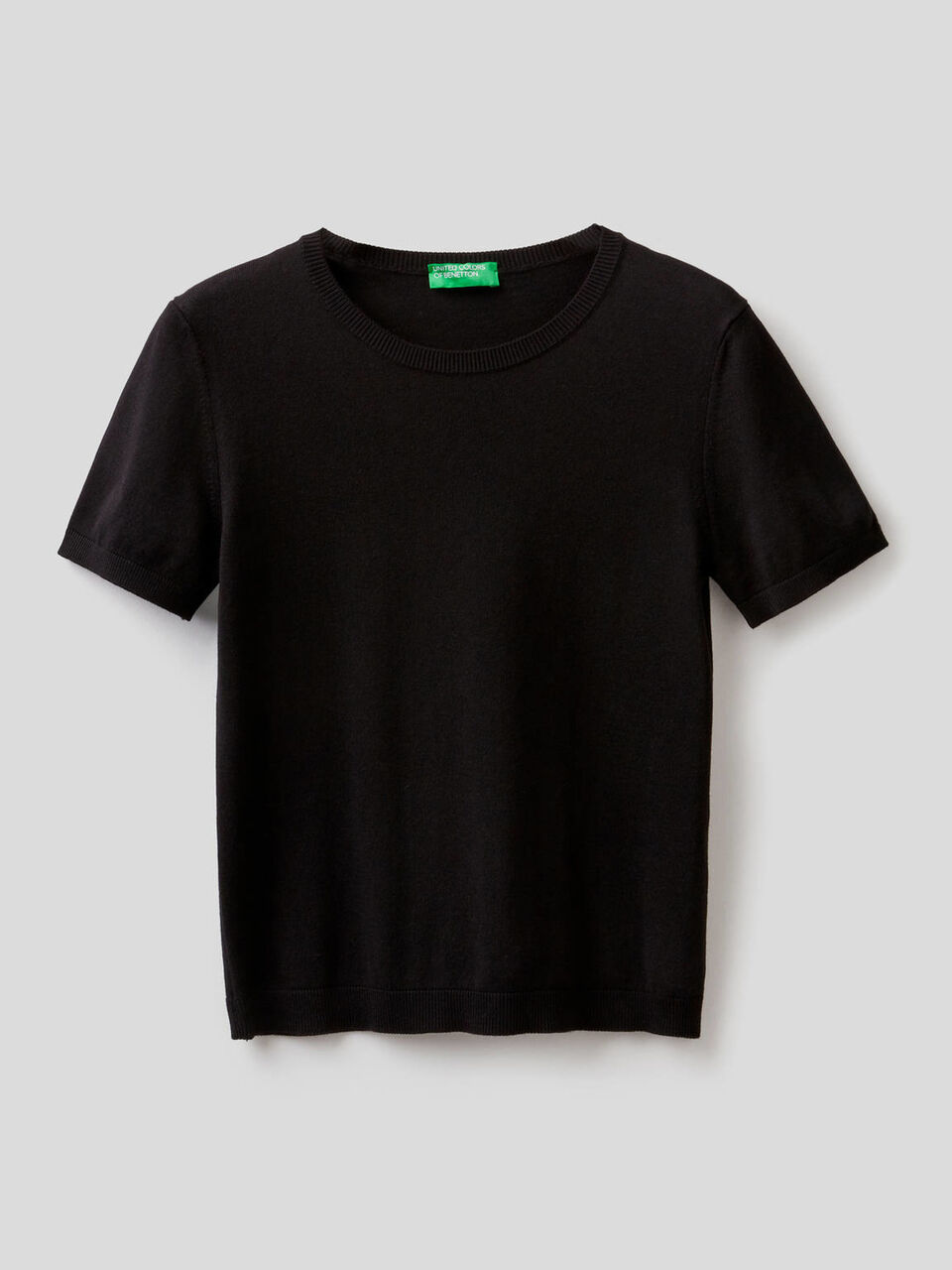 Maglia a manica corta in misto cotone image number 1