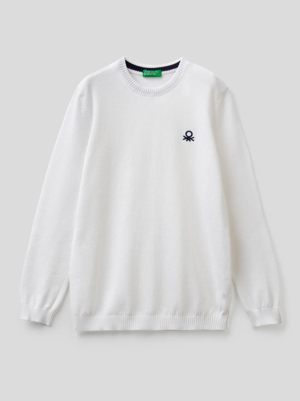 Maglia in puro cotone con logo image number 1