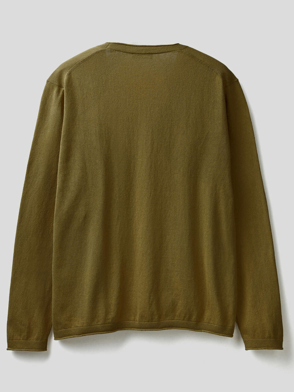 Cardigan in cotone con scollo a V image number 2