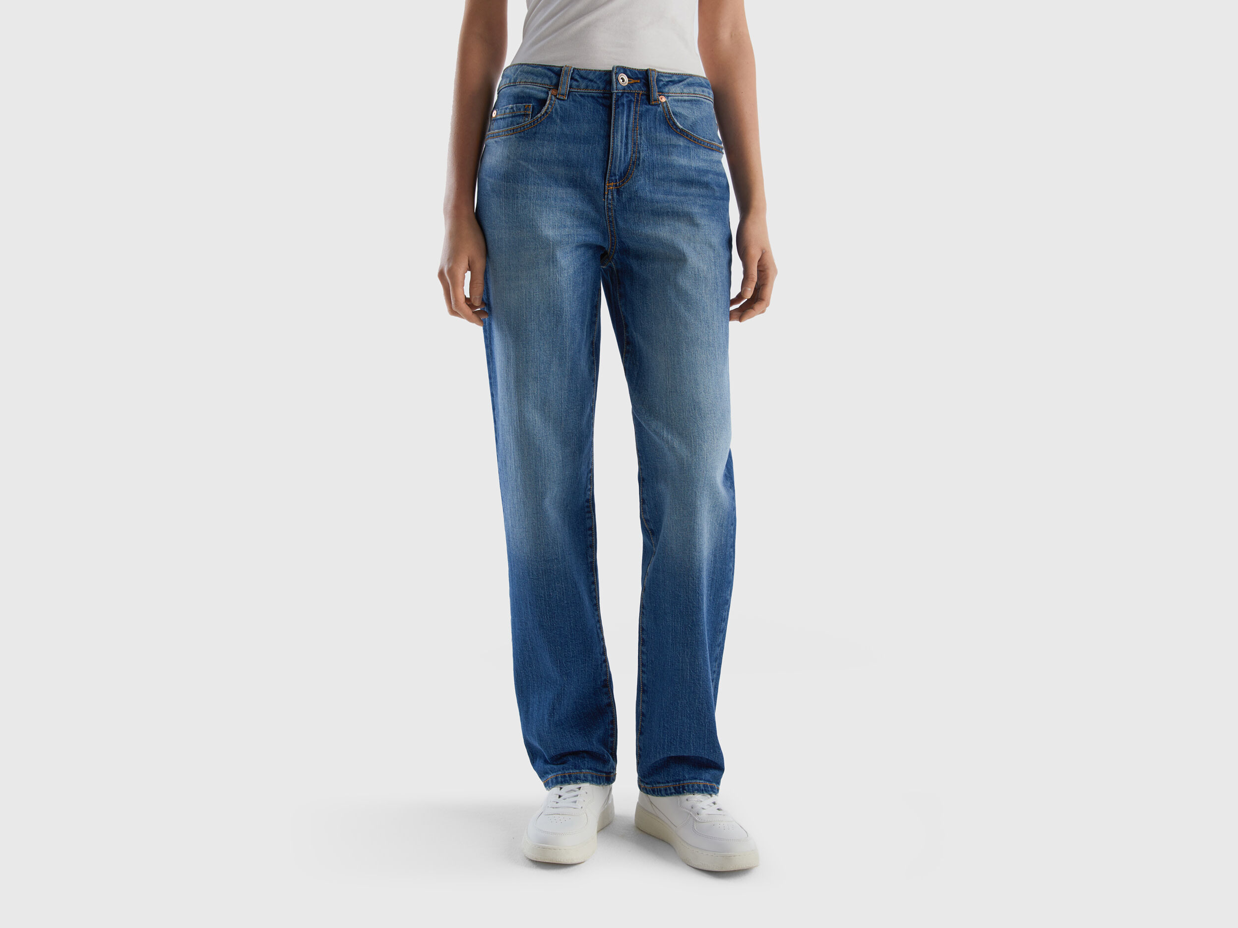 Jeans straight cinque tasche
