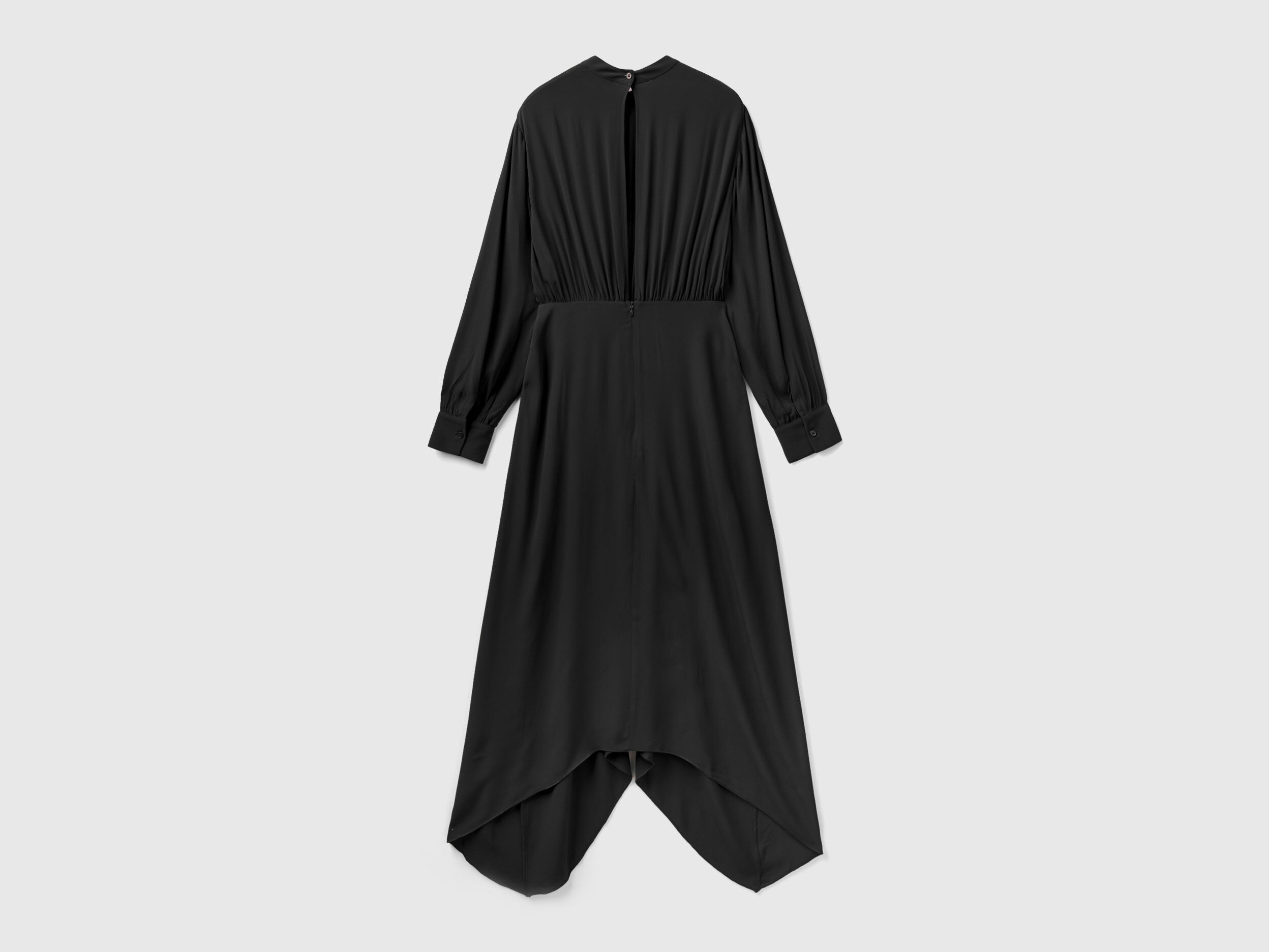 Vestito nero cheap lungo benetton
