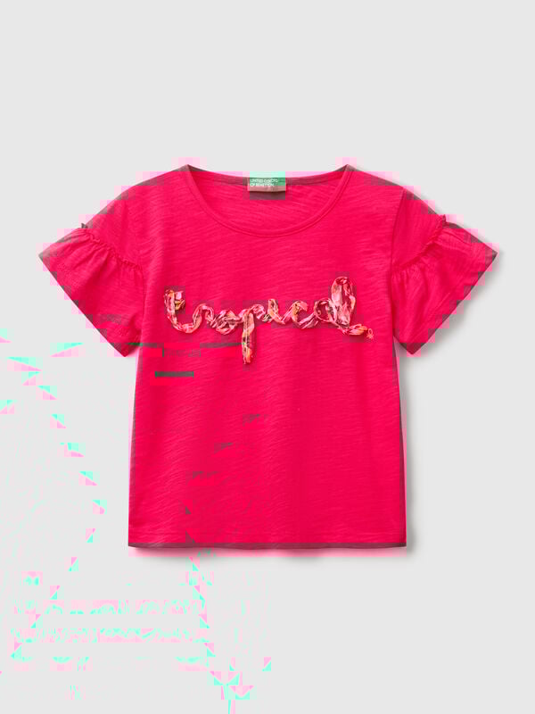 T-shirt con applicazione Bambina