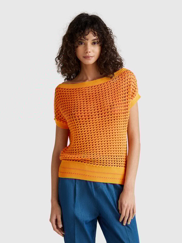 Maglia crochet Donna