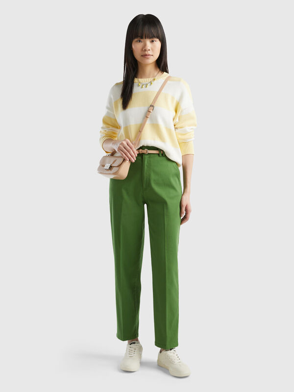 Pantaloni chino in cotone e Modal® Donna