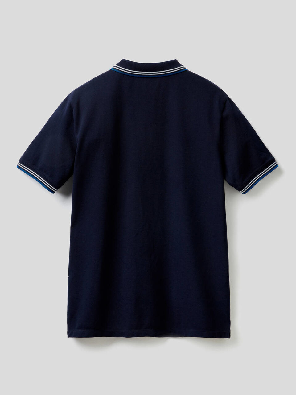 Polo a manica corta in cotone stretch image number 2