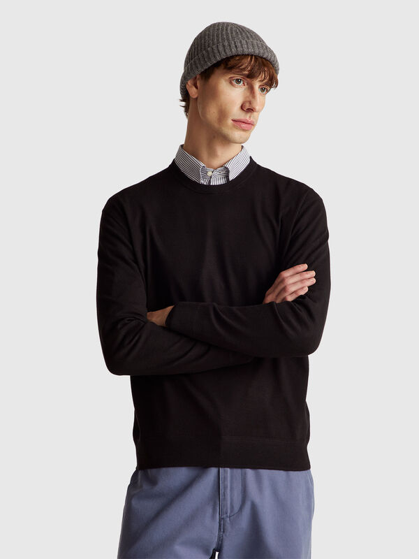 Maglione in misto viscosa Uomo