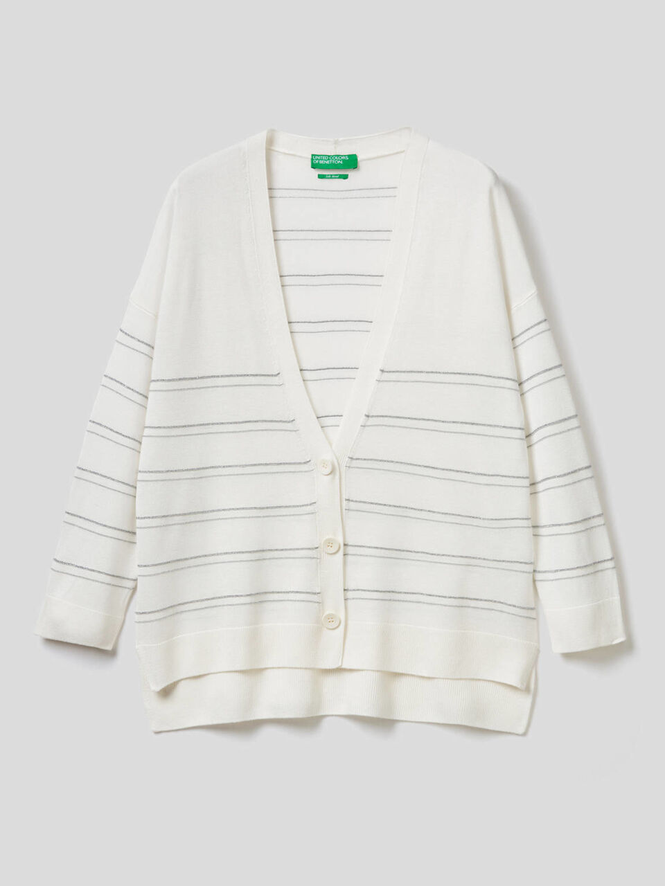 Cardigan in misto seta image number 1