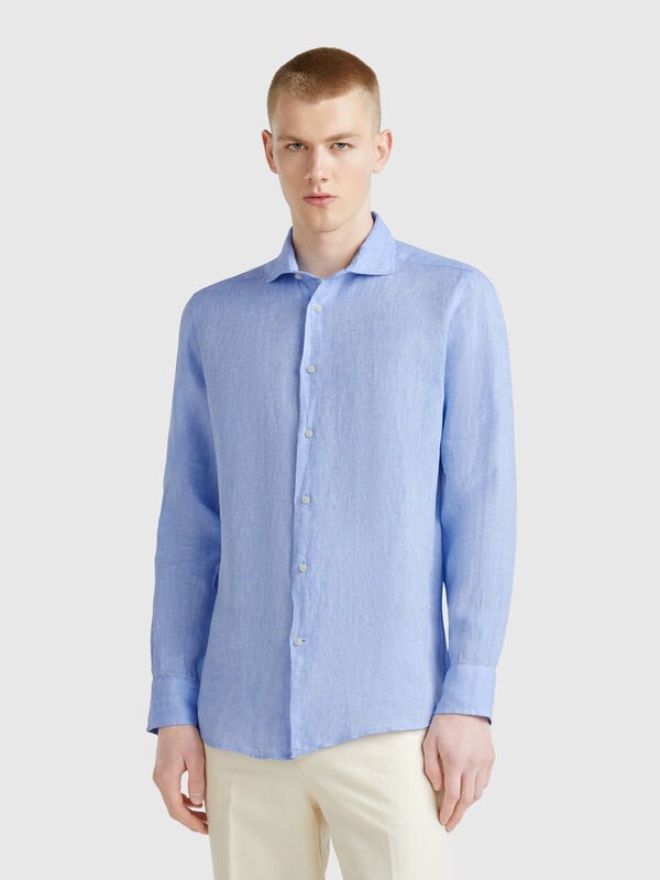 Camicia in puro lino Uomo