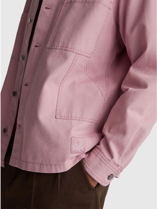 Overshirt in puro cotone Uomo