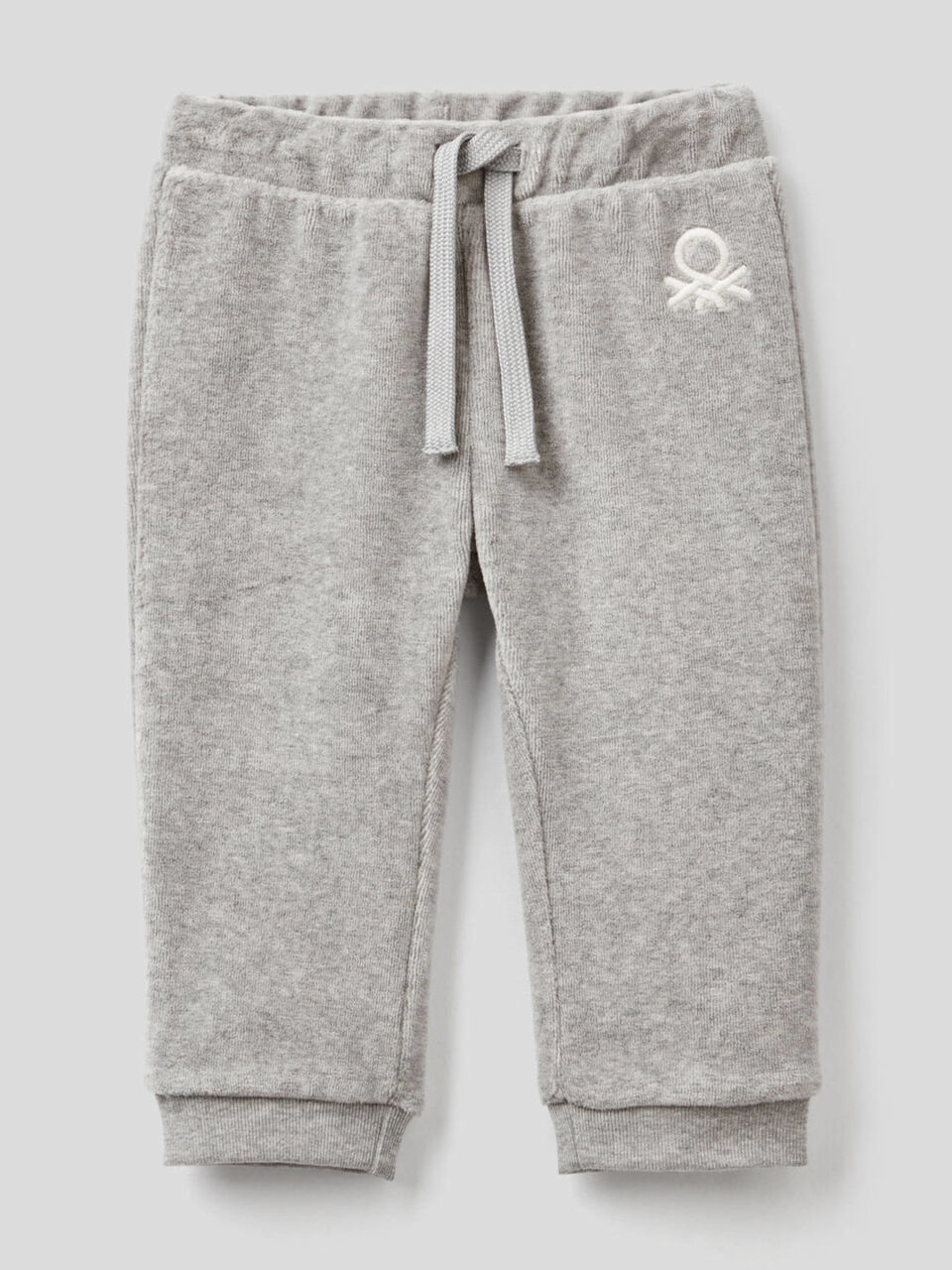 Pantaloni in ciniglia con logo image number 1