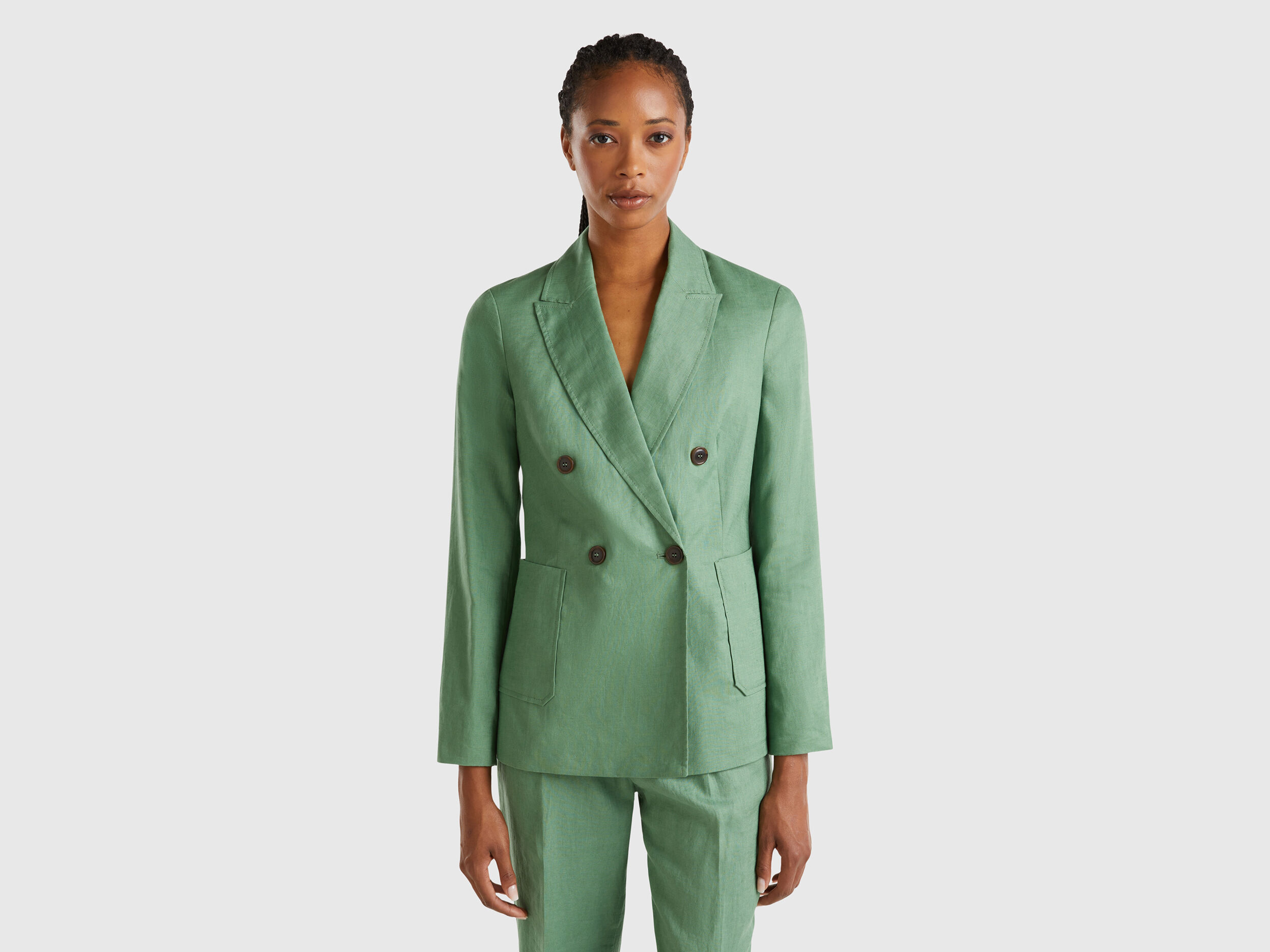 Puro Lino Abbigliamento Donna 2024 Benetton