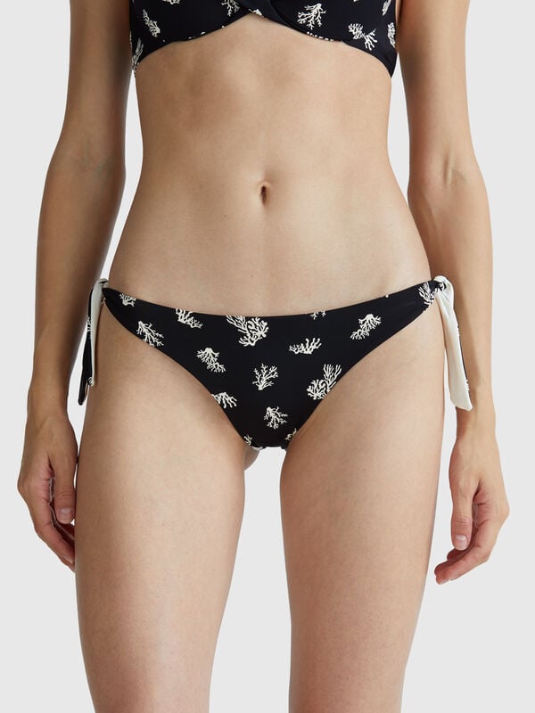 Slip mare con stampa coralli Donna
