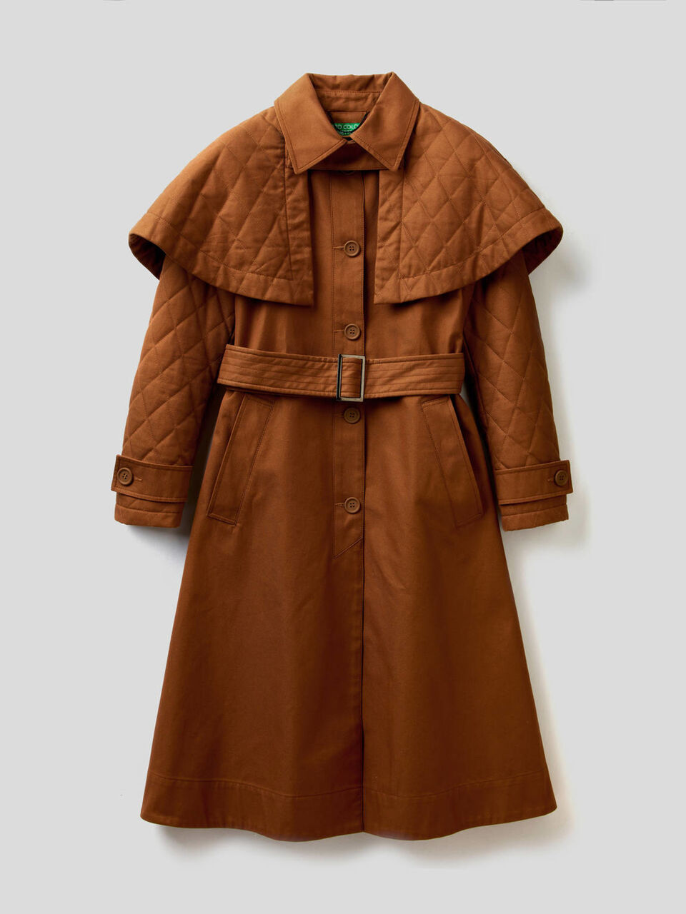 Cappotto con mantellina staccabile image number 1