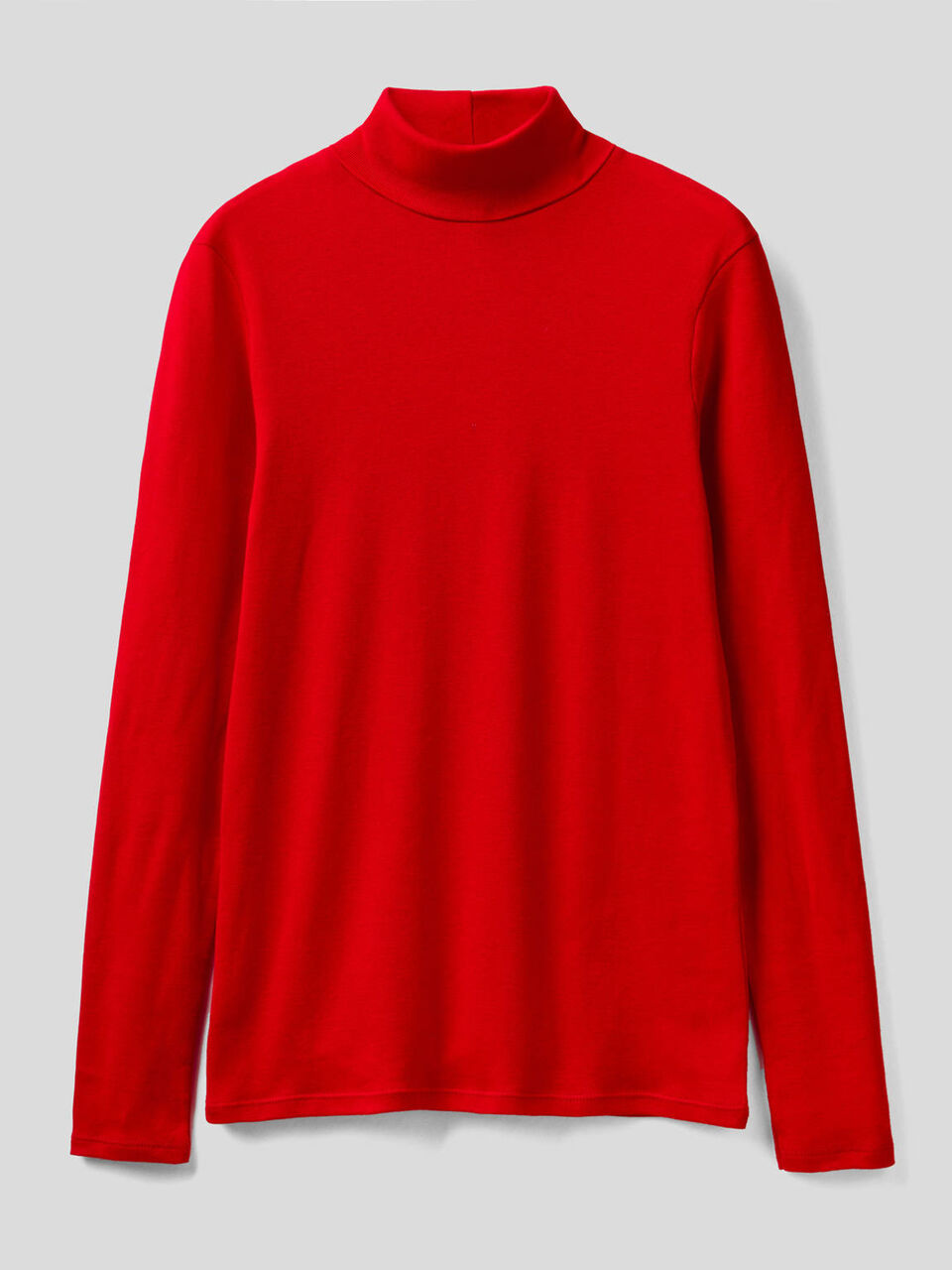 T-shirt a manica lunga con collo alto image number 1