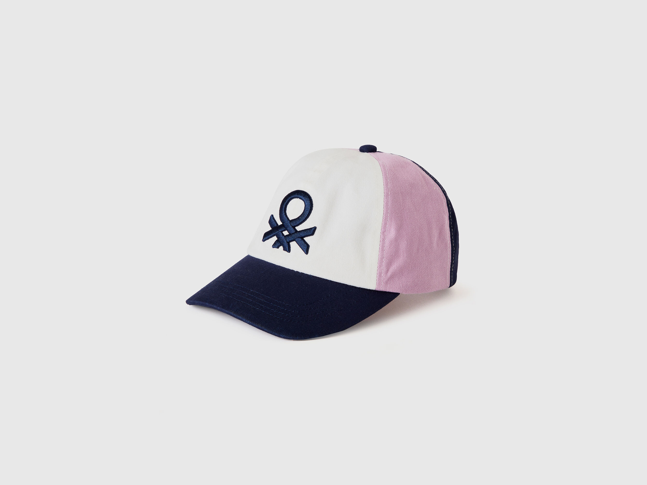 Cappellino baseball con logo Blu Scuro Bambino Benetton