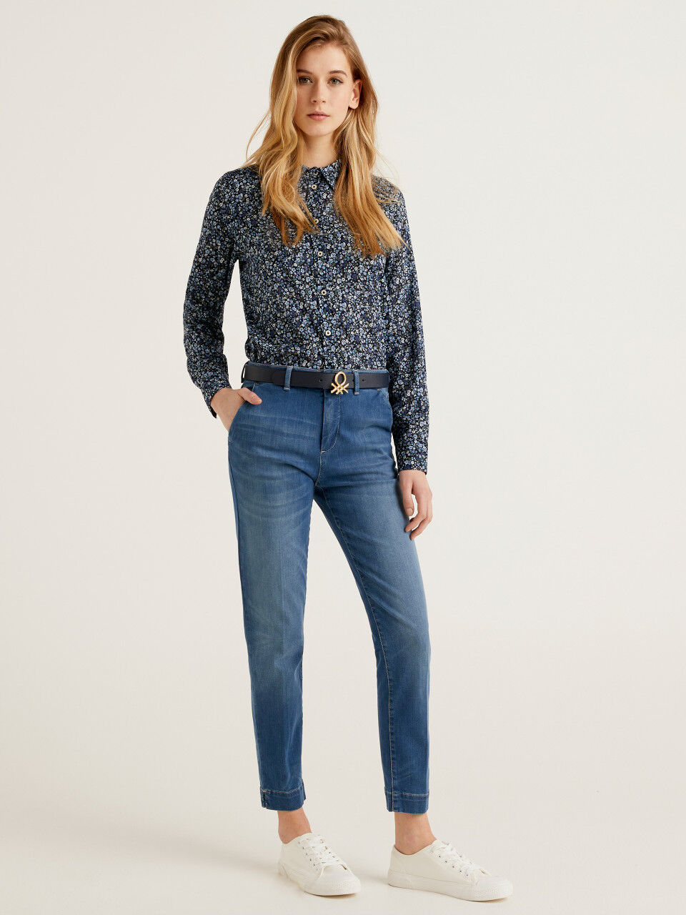 Jeans chino donna sales