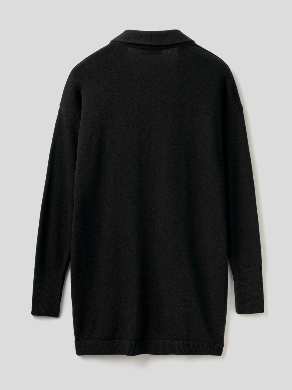 Cardigan lungo con collo a scialle image number 2