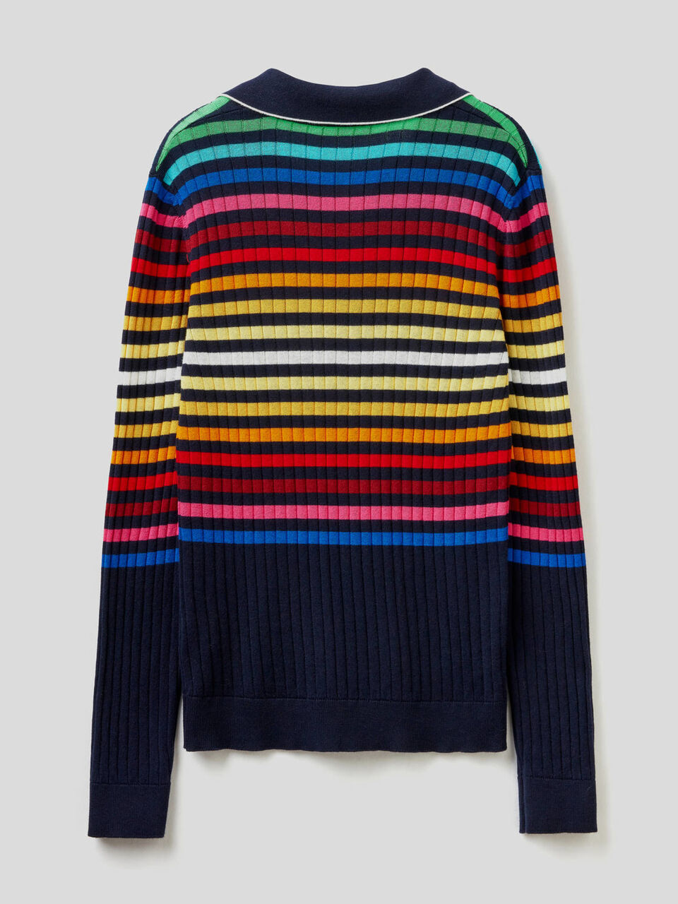 Polo multicolor in 100% cotone tricot image number 2