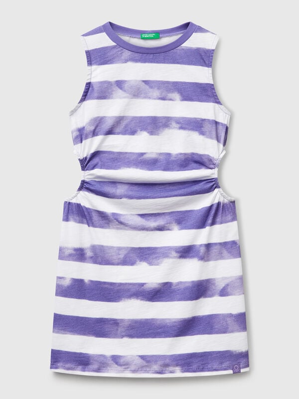 Vestito a righe con oblò Bambina