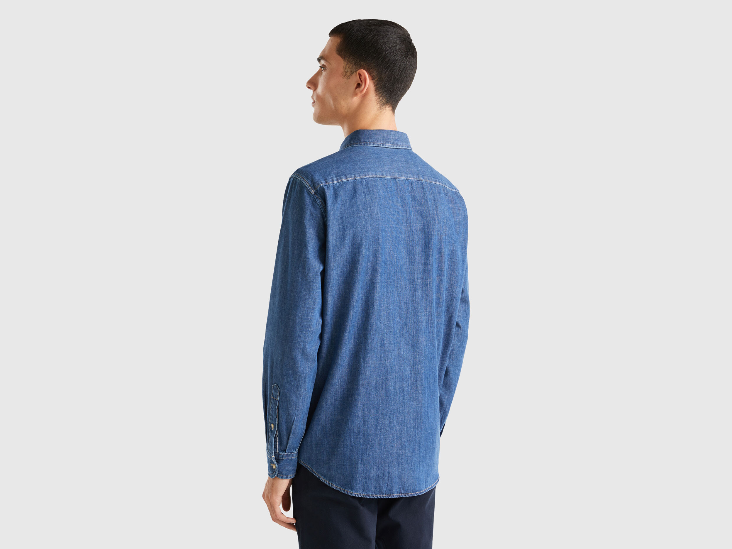 Camicia jeans deals benetton