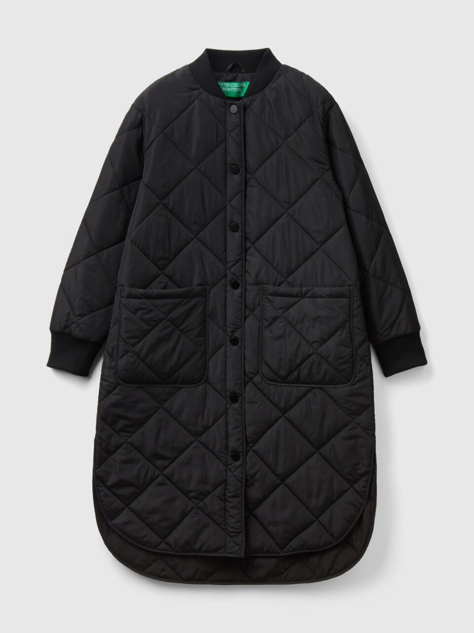 Piumino lungo hot sale benetton donna