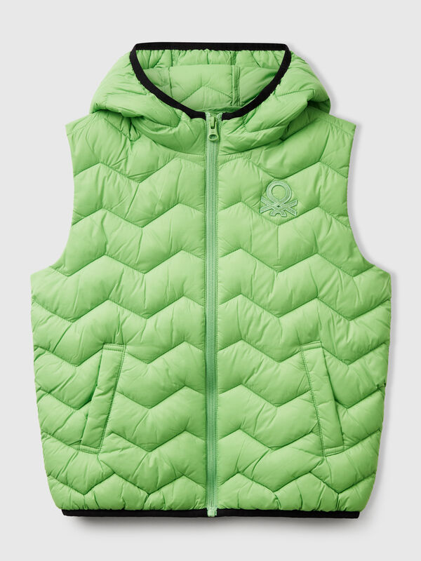 Gilet imbottito con cappuccio Bambino