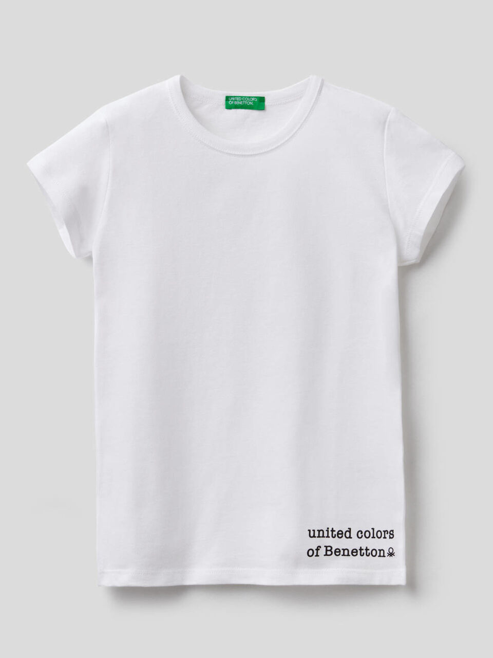 T-shirt basica in 100% cotone biologico image number 1
