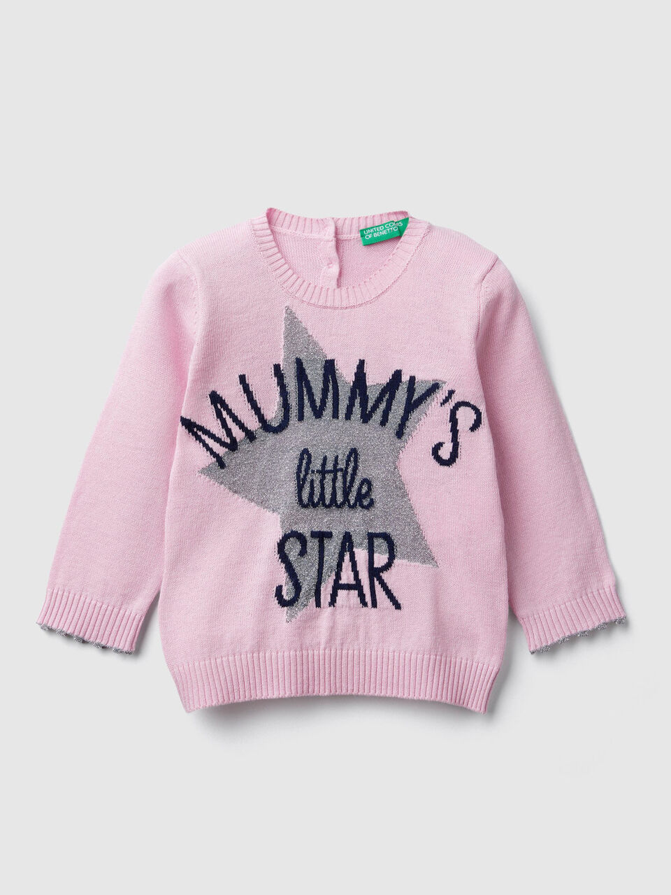 Maglia con intarsio lurex image number 1