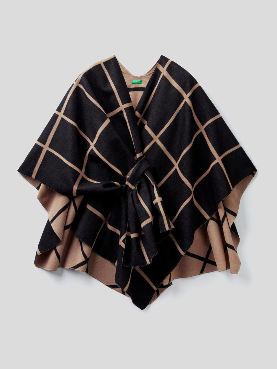 Poncho in misto viscosa image number 1