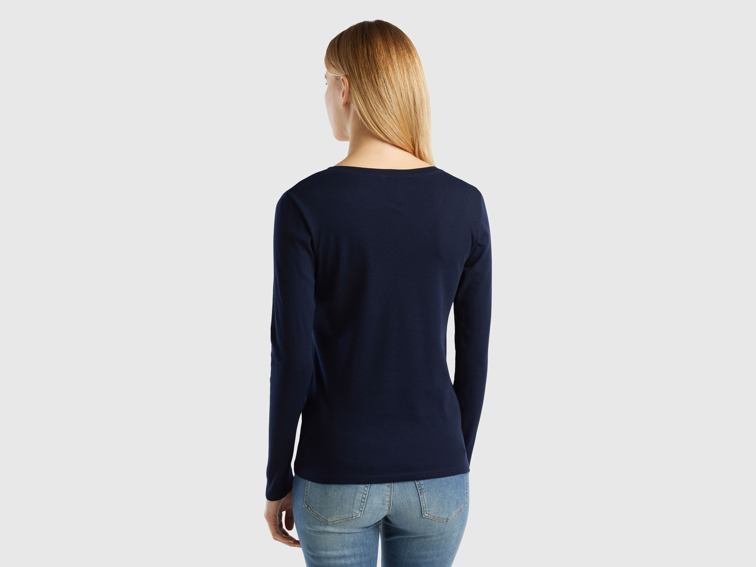 T shirt top manica lunga benetton