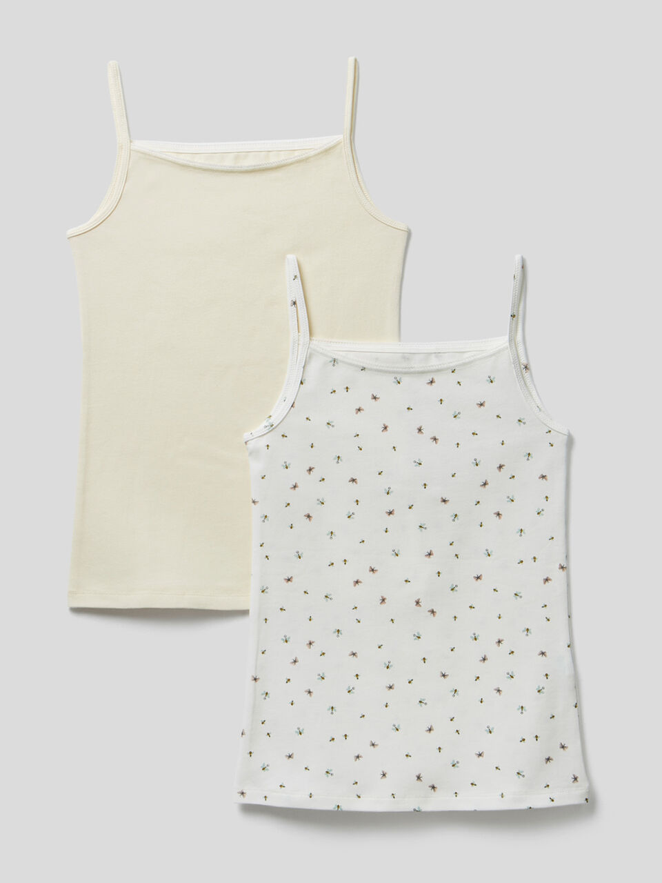 Due canotte in cotone stretch image number 1