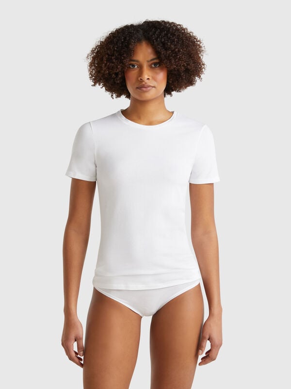 T-shirt in cotone super stretch Donna