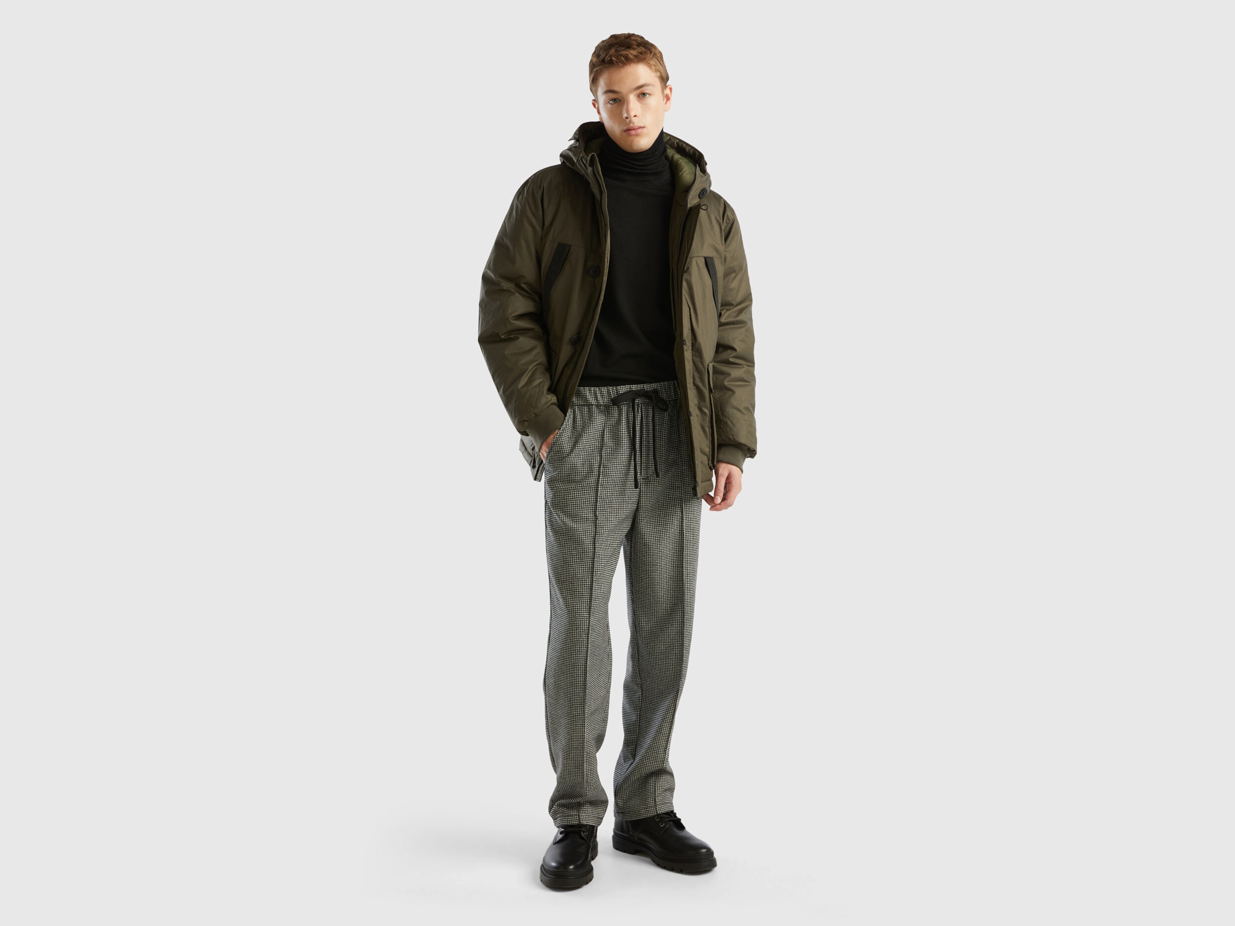 Benetton uomo outlet parka