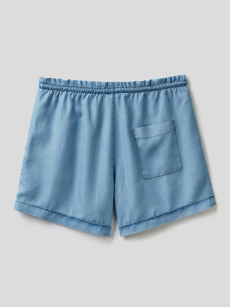 Shorts fluidi effetto jeans image number 2