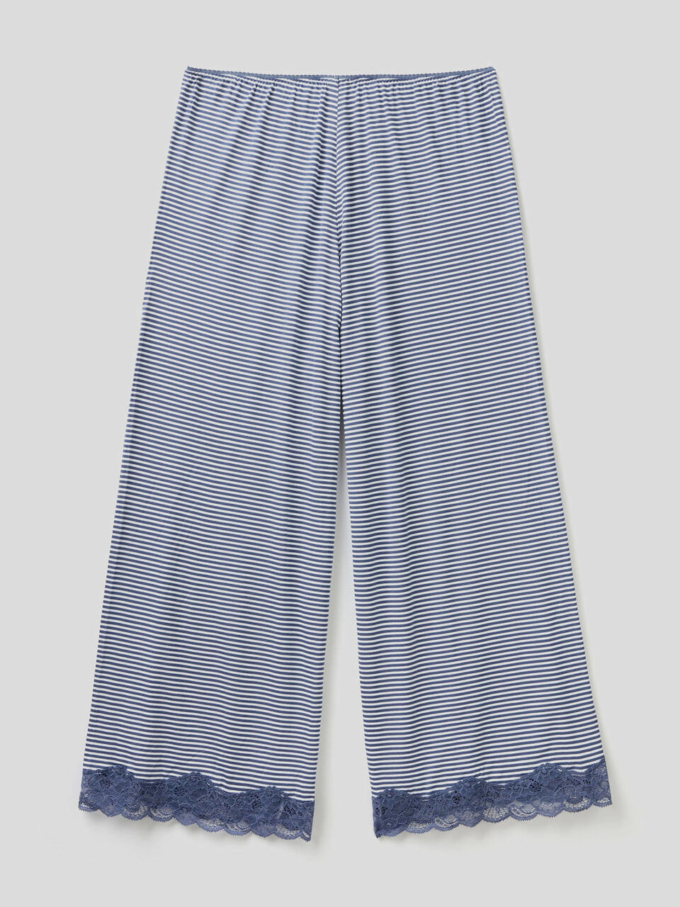 Pantaloni con inserto in pizzo image number 2
