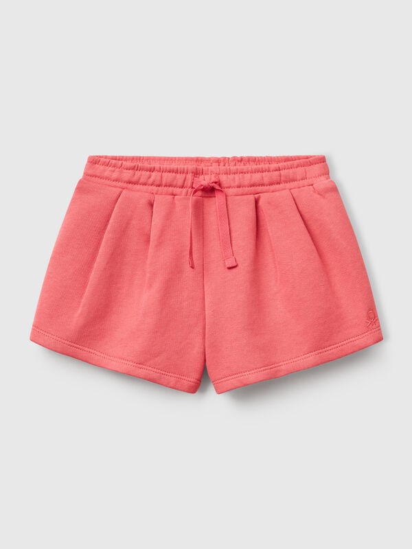 Shorts in felpa di cotone Bambina