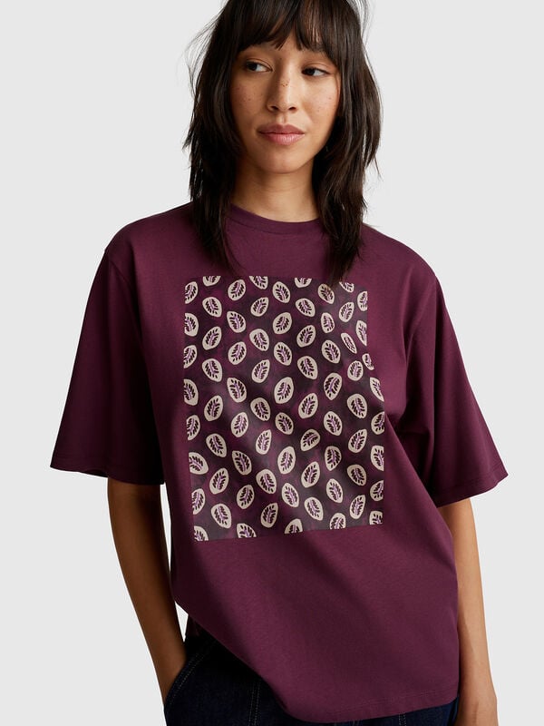 T-shirt con stampa bandana Donna