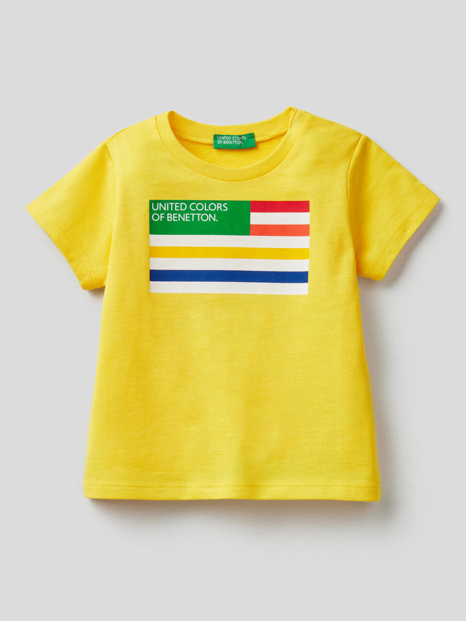 T-shirt stampa logo in cotone biologico image number 1
