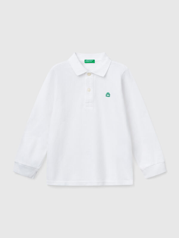 Polo manica lunga in cotone  Bambino