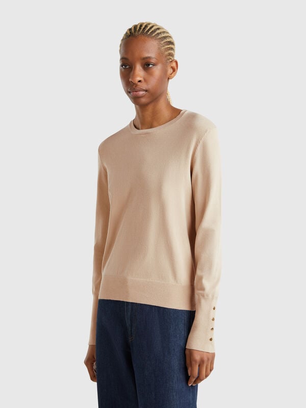 Maglioncino slim fit in misto viscosa Donna