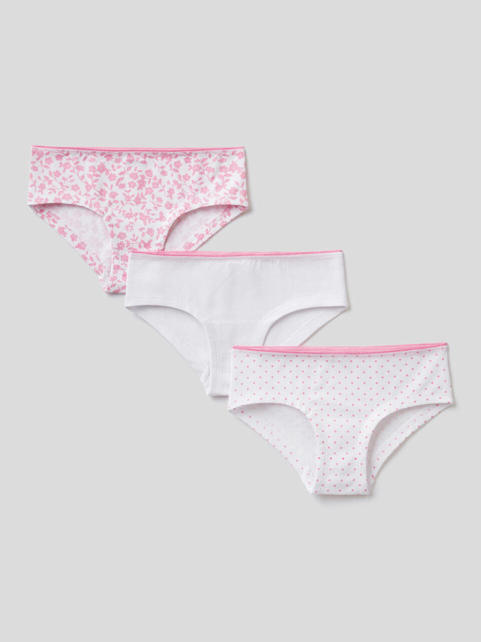 Tre culotte in cotone stretch image number 1