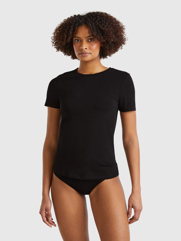T-shirt in cotone super stretch Donna