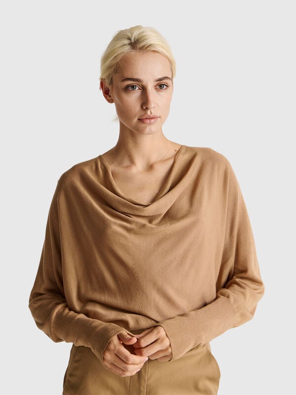 Maglioncino in misto seta Donna