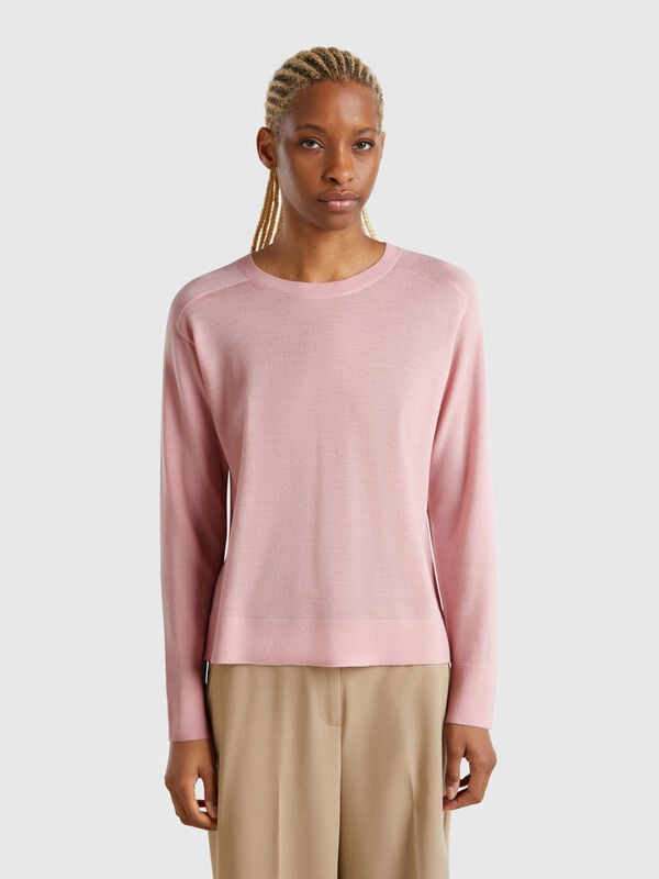 Maglia in pura lana Merino Donna