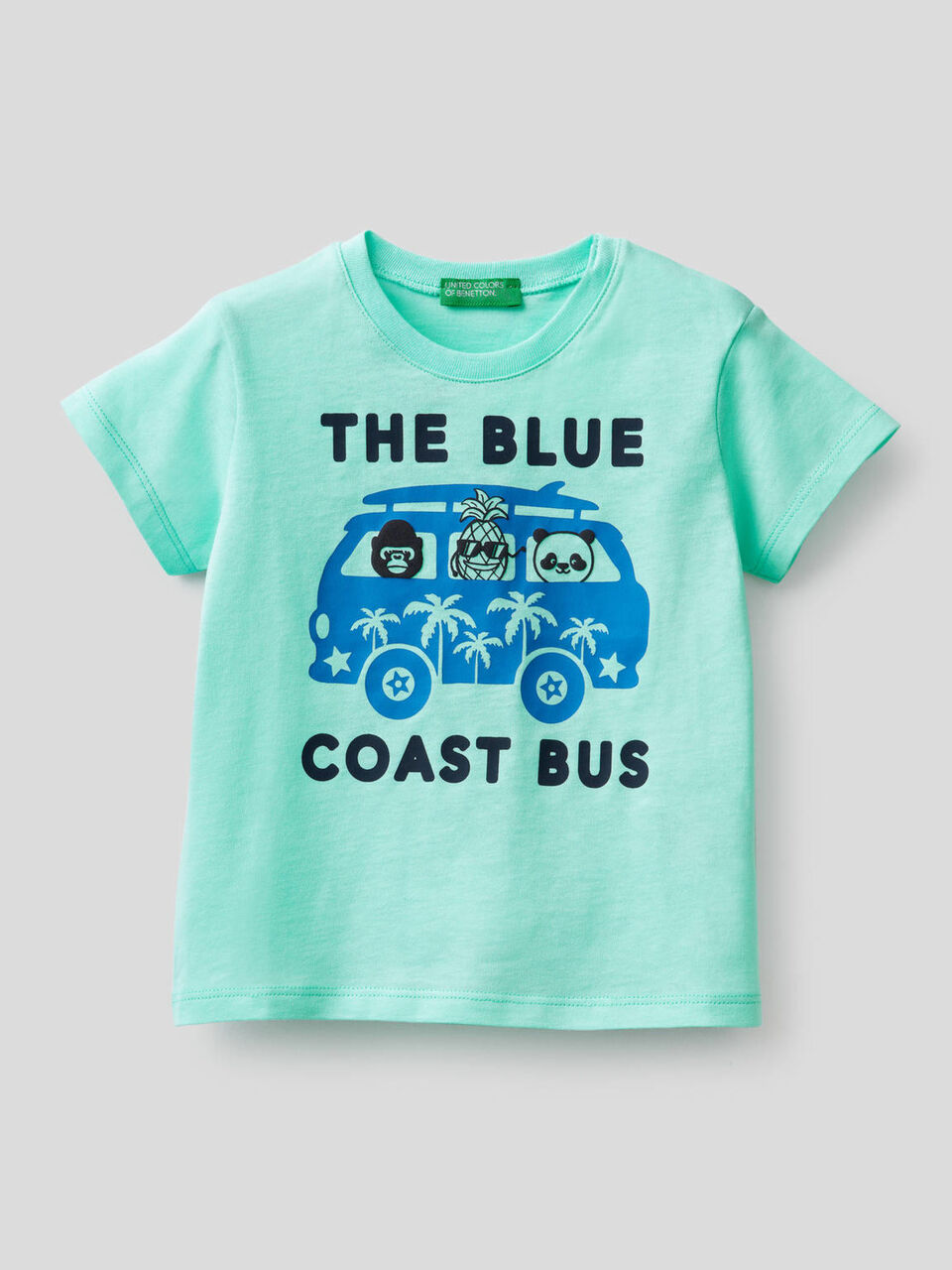 T-shirt in 100% cotone con stampa image number 1